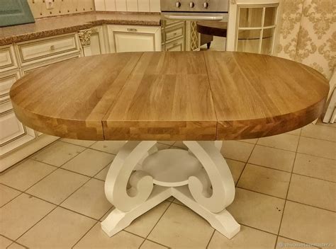 Круглый стол для кухни из дерева (много фото) - buildpix.ru