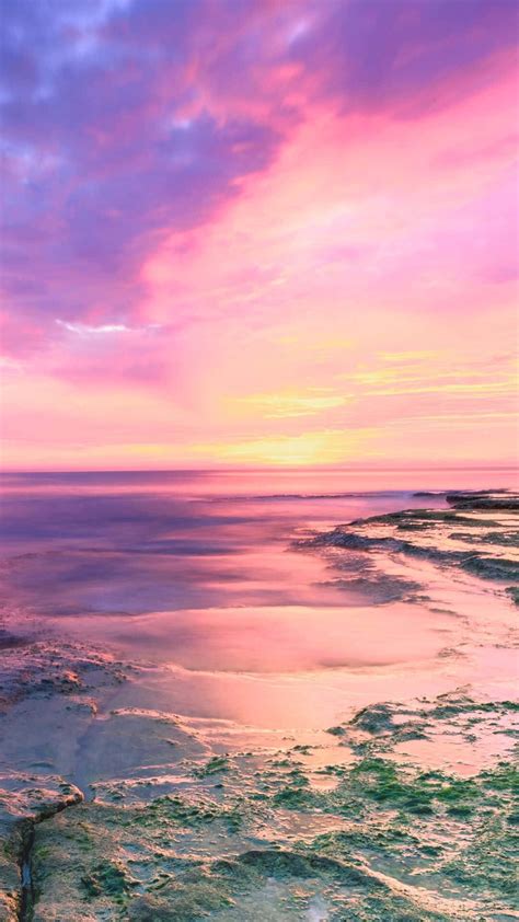 [100+] Pink Beach Sunset Wallpapers | Wallpapers.com