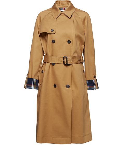 Tommy Hilfiger Marilyn Lange Trenchcoat, beige - www.oxusfashion.nl