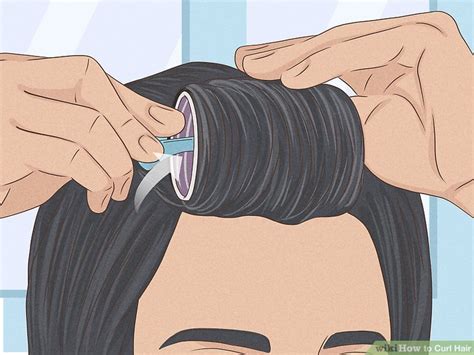 how to curl hair backwards