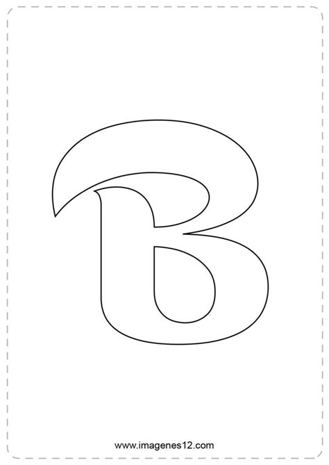 Moldes De Letras B - Letra A Para Colorear Moldes De Letras Moldes De La