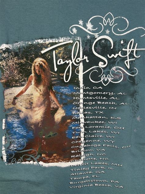 Rare Vintage Taylor Swift Debut Album Shirt Double Si… - Gem
