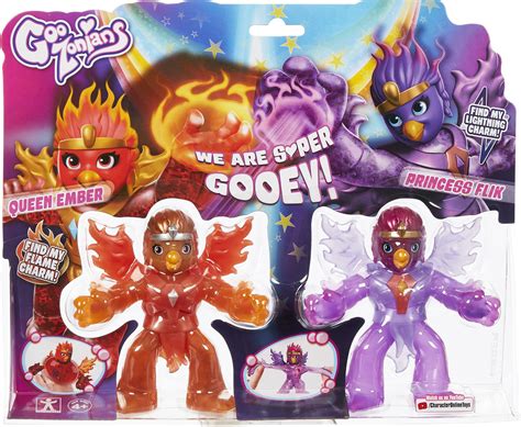 Goozonians Twin Pack Princess Flix & Queen Amber - Toysforever