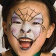 How to craft black cat face painting for girl - Hellokids.com