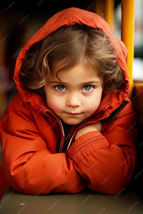 Premium Photo | Shy child blushing and avoiding eye contact during a