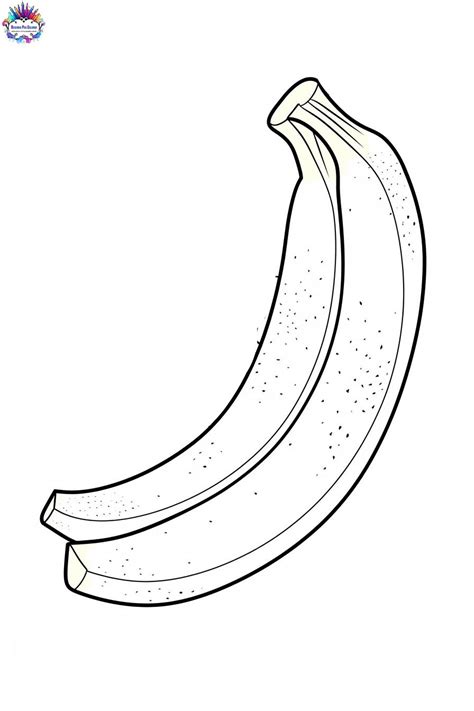 Imagem De Banana Para Colorir - 5