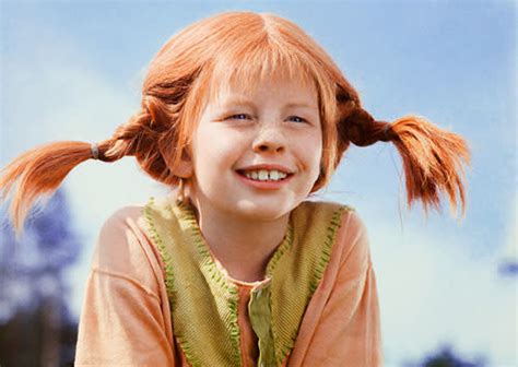 Pippi Longstocking postcard - Pippi portrait - collectura