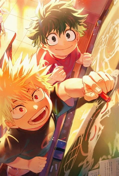 Deku and Kacchan by Tanjiroblade99 on DeviantArt