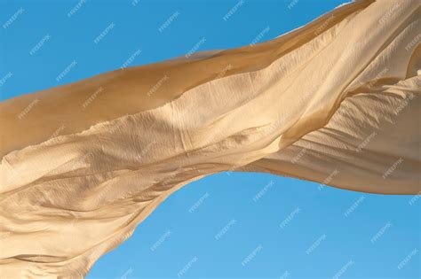 Premium Photo | Still life of waving fabric in the wind