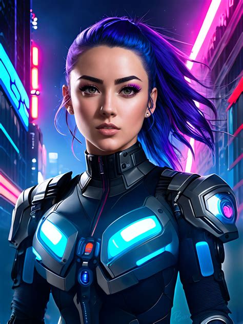 First day on the force // Cybergirl Series by Bexxperience on DeviantArt