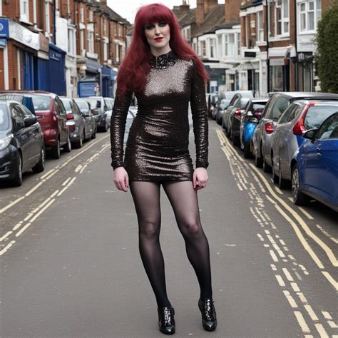 chav crossdresser street walker wearing sequins   flynng  deviantart