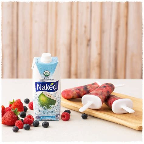 Naked Juice 100% Organic Pure Coconut Water 16.9oz 12 Pack - USDA