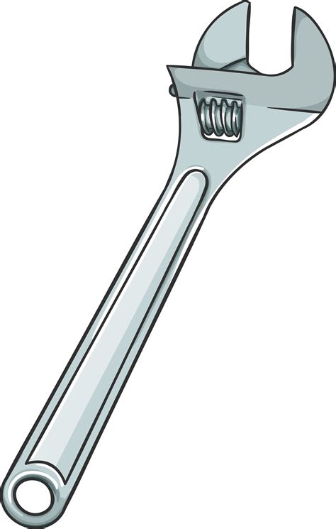 Adjustable Wrench Clip Art