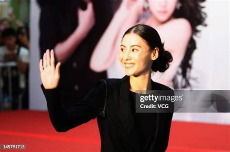 cecilia cheung attends press conference  beijing   premium