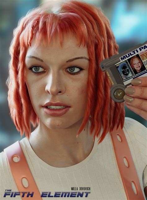 Marina Seliverstova - Leeloo - The Fifth Element fan art