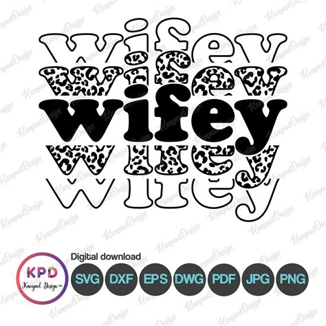 Wifey svg leopard wifey svg cheetah wifey png bride svg wifey shirt svg