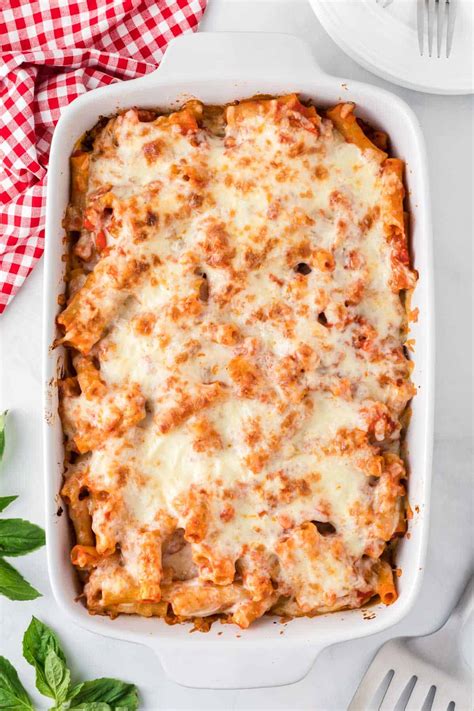 Vegetarian Baked Ziti - Build Your Bite