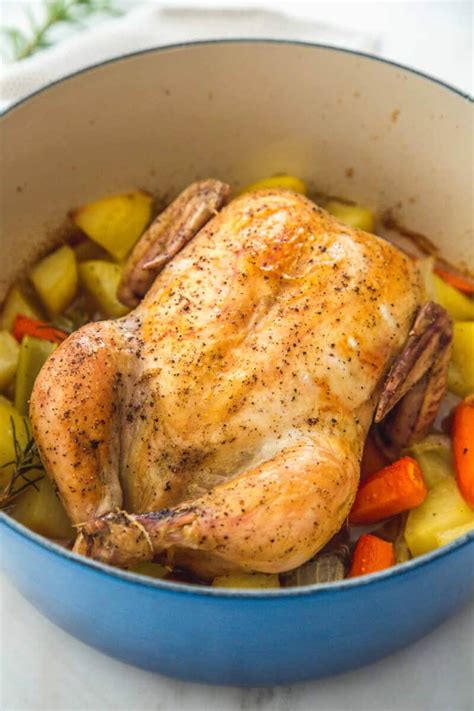 Easy Dutch Oven Chicken Recipe - Little Sunny Kitchen