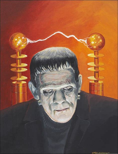 Frankenstein Monster by Gray Morrow | Movie poster art, Horror movie ...