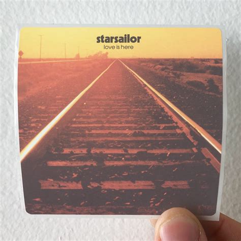 starsailor love   album cover sticker
