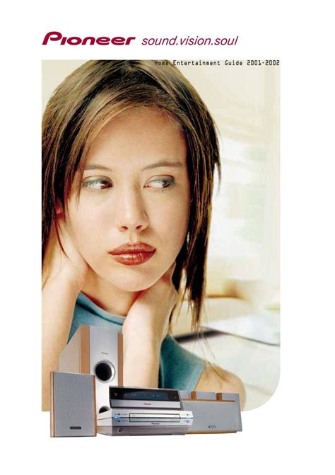 Pioneer Home Entertainment Guide 2001-2002 - Pioneer Europe