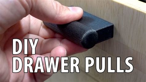 how to make a template for drawer pulls