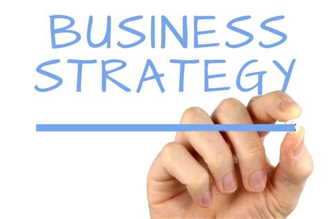Business Strategy - Handwriting image