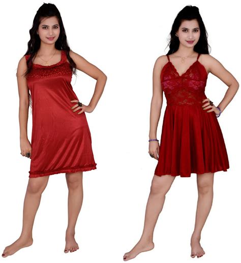 Buy Mona Hot & Sexy Babydoll Nighty Pack Of Two Online at Low Prices in