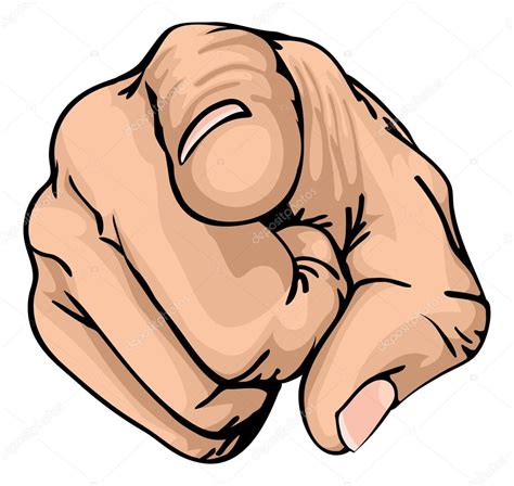 Pointing the finger Stock Vector Image by ©Krisdog #6578401