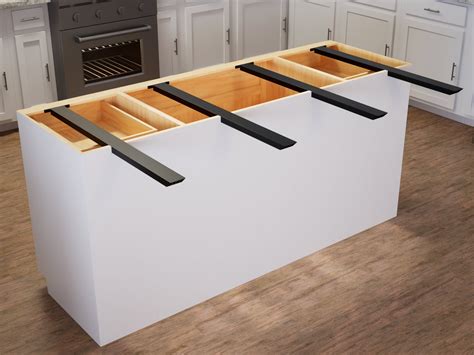 Industrial 1 inch Hidden Island Support Bracket – Industry Tile