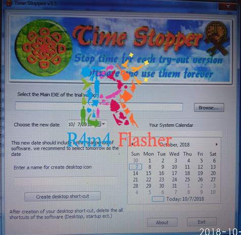 Time Stopper V.3.5 - Cara Menghilangkan Batas Masa Trial Pada Software
