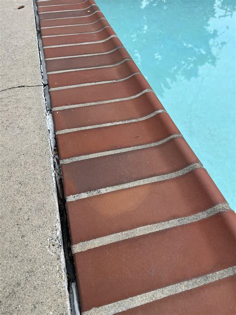 Pool Side Concrete Expansion Joint