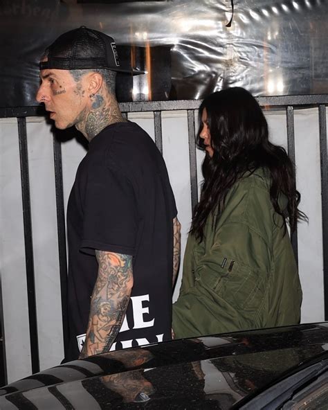KOURTNEY KARDASHIAN and Travis Barker at Landon Barkers Concert at Roxy