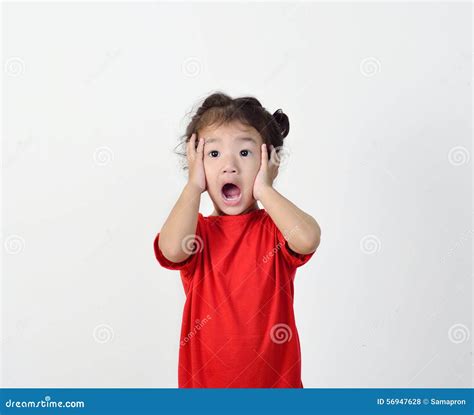 girl surprising stock photo image