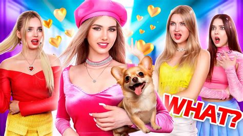 Дерзкая Девушка стала Хорошей! Как Стать Популярной в Школе - YouTube