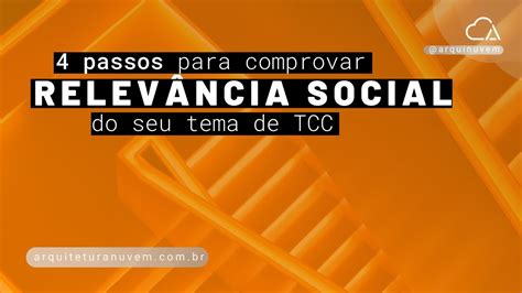 O Que É Relevancia Social - Aula 02 - Como comprovar a relevância social em 4 passos - TCC de ...