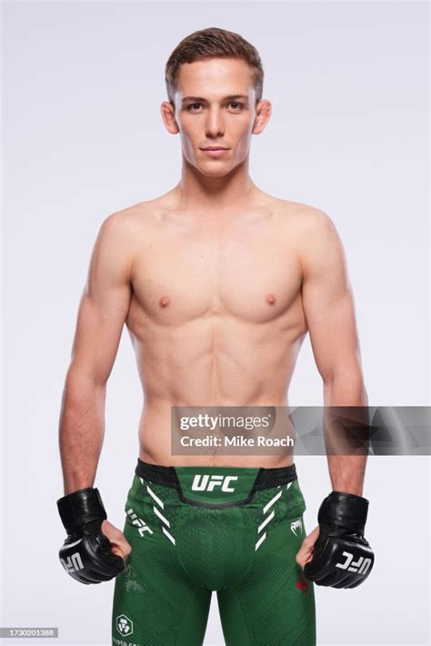 Cameron Saaiman poses for a portrait during a UFC photo session on ...