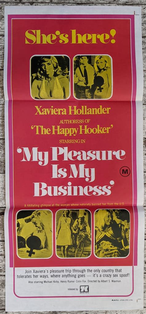 Lot - My Pleasure Is My Business 1975, Starring Xaviera Hollander