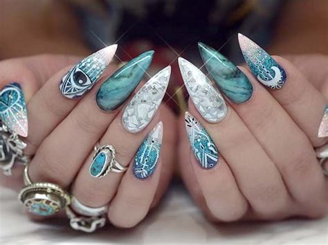 40 Best Stiletto Nails Designs, Ideas and Tips for 2024 