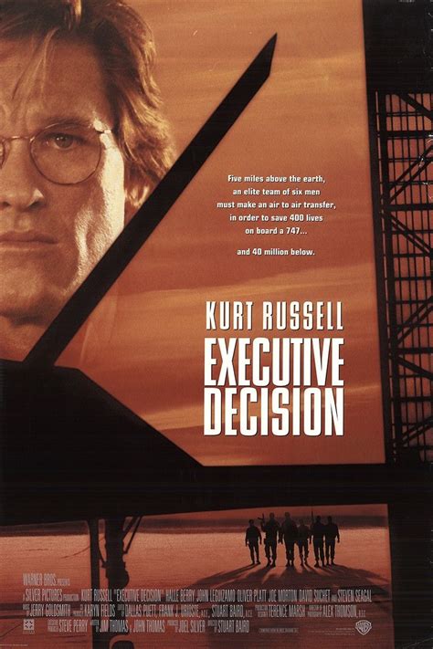 EXECUTIVE DECISION (1996) Best Movie Posters, Film Posters, Worst Movies, Good Movies, Diagnosis ...