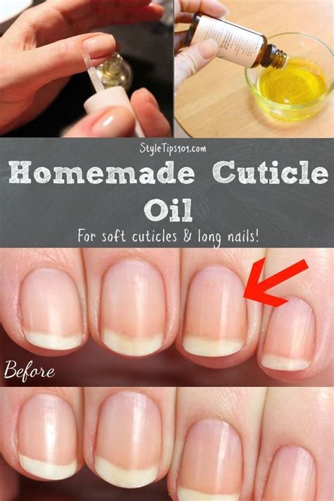 Homemade Cuticle Oil | Cuticle oil, Nail care diy, Natural nail care