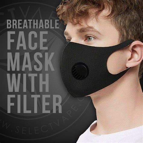 Breathable Face Mask with Filter - Select Vape