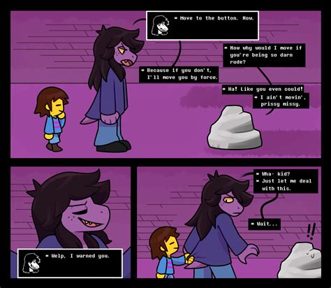 Susie Deltarune meets Frisk Undertale (Deltatraveler comic) : r/Deltarune