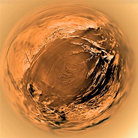 surface  titan photograph  esa nasa jpl university  arizona