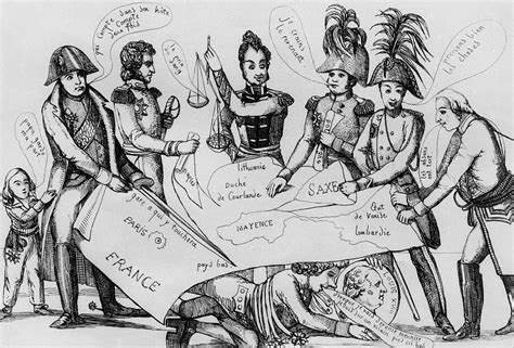 "Der Kuchen der Könige", Karikatur, 1815 | Die Welt der Habsburger