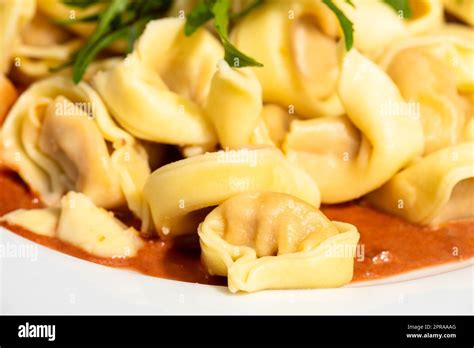 overview of tortellini pasta Stock Photo - Alamy