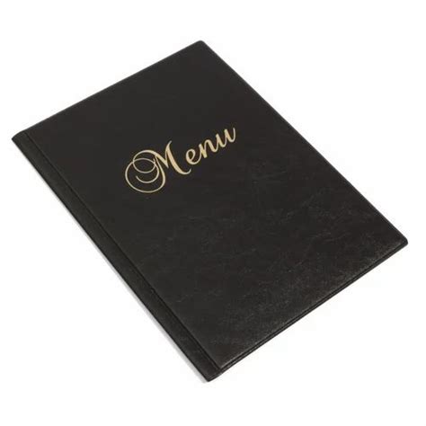 brown leather menu folder packaging type poly bag size