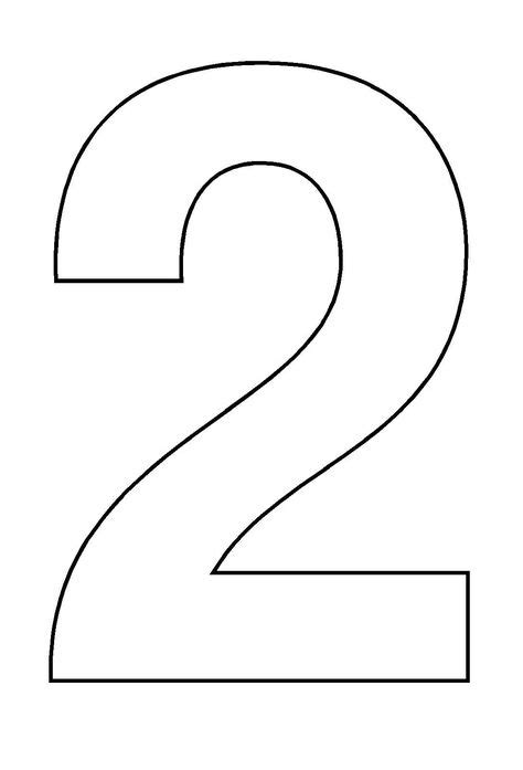 Chiffre évidée 2 | ΑΡΙΘΜΟΙ | Pinterest | Math, School and ...