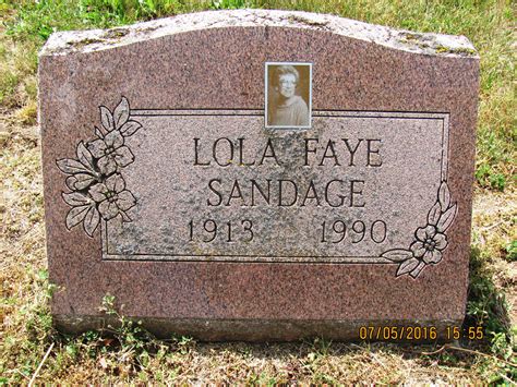 Lola Faye Stone Sandage (1913-1990) - Find a Grave Memorial