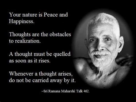 Sri Ramana Maharshi. Wisdom. Peace. Happiness | Spiritual quotes